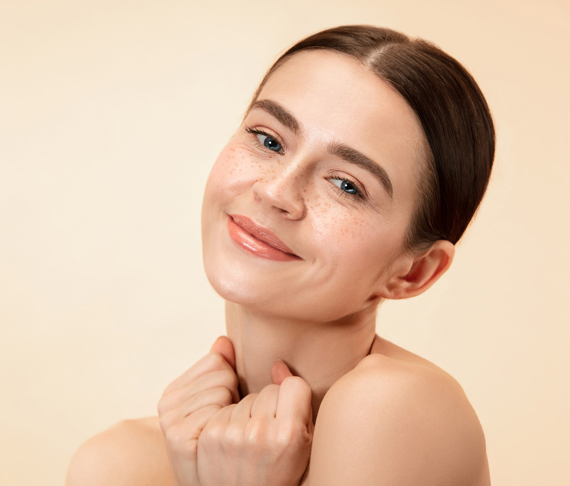 girl after getting cryo facial